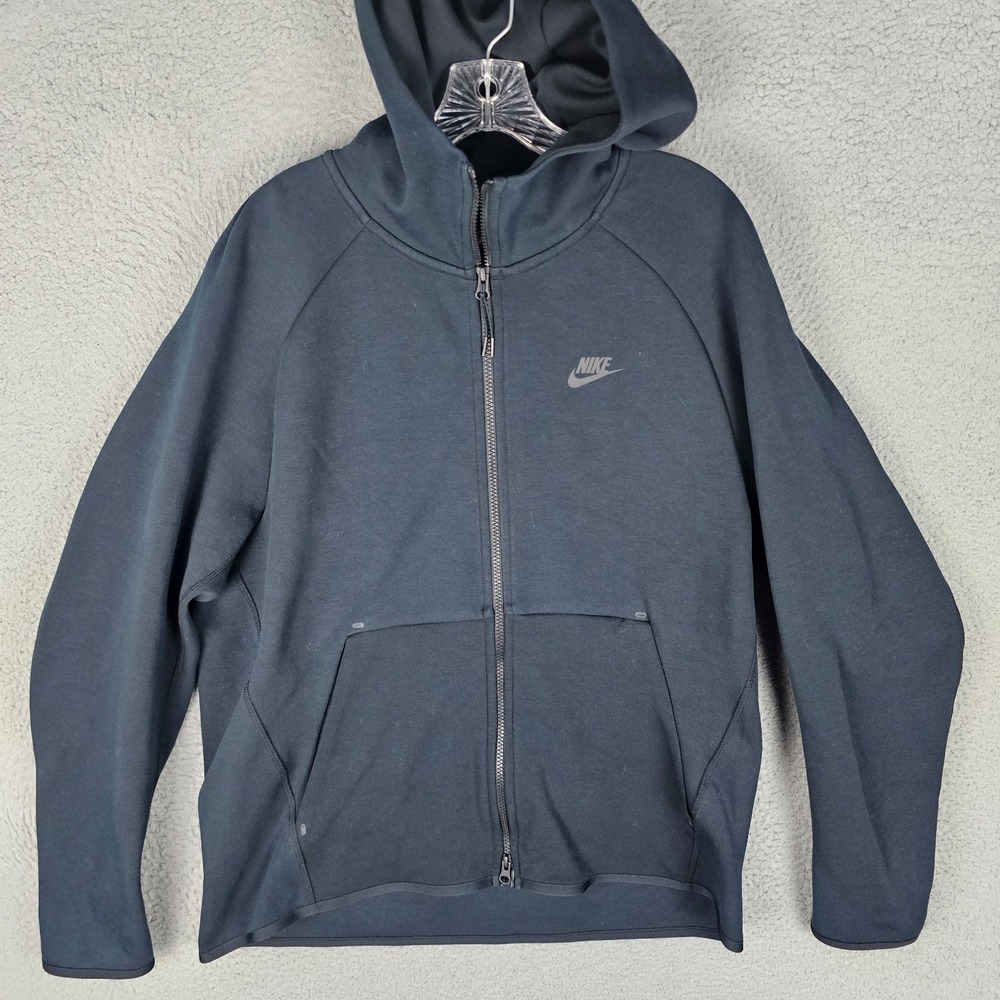 Nike‎ Sportswear Hoodie Men's Large Tech Fleece Long Sleeve Full-Zip 928483-010